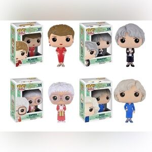 Funko POP! Golden Girls TV Collectors Set Sophia, Rose, Blanche and Dorothy